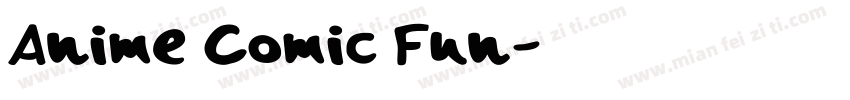 Anime Comic Fun字体转换